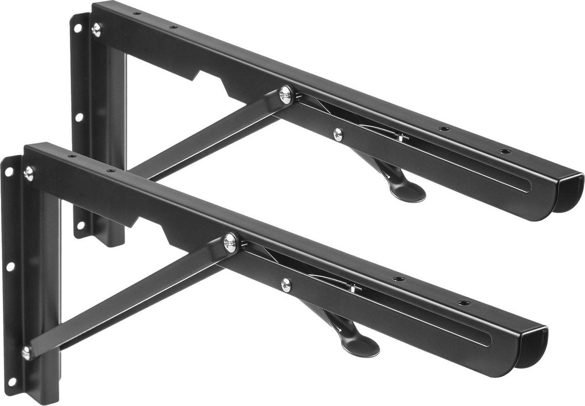 Maclean Brackets Maclean mc-876- inklapbare plankdrager set - 2 stuks - tot 50 kg plankhouder