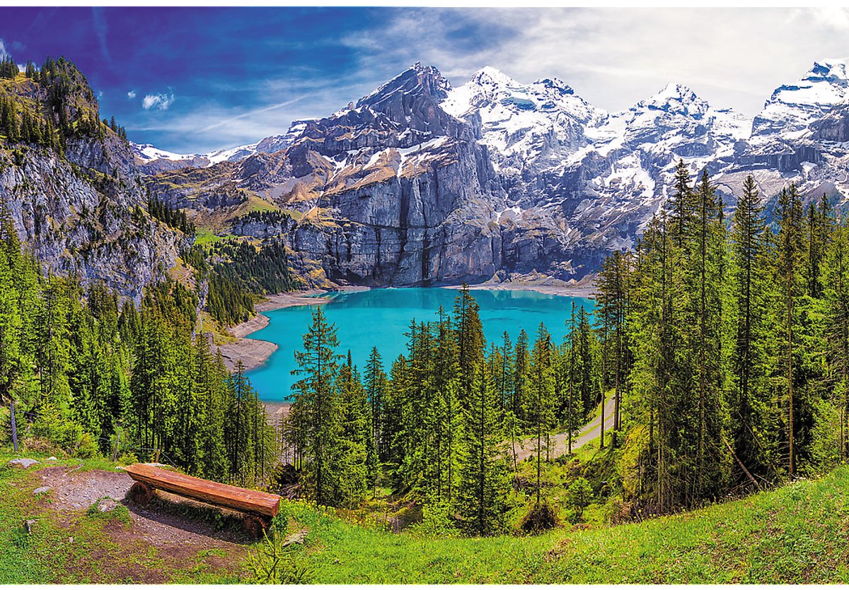 Trefl 1500 - lake oeschinen, alps, switzerland