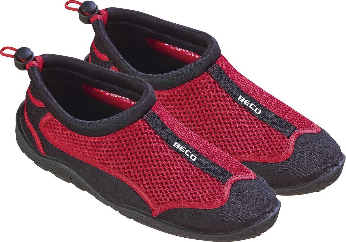 BECO waterschoen - rood - neopreen - mesh - anti slip - heren - maat maat 41