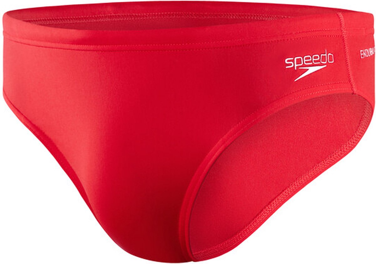 Speedo eco+ brief 7 cm heren sportzwembroek - rood