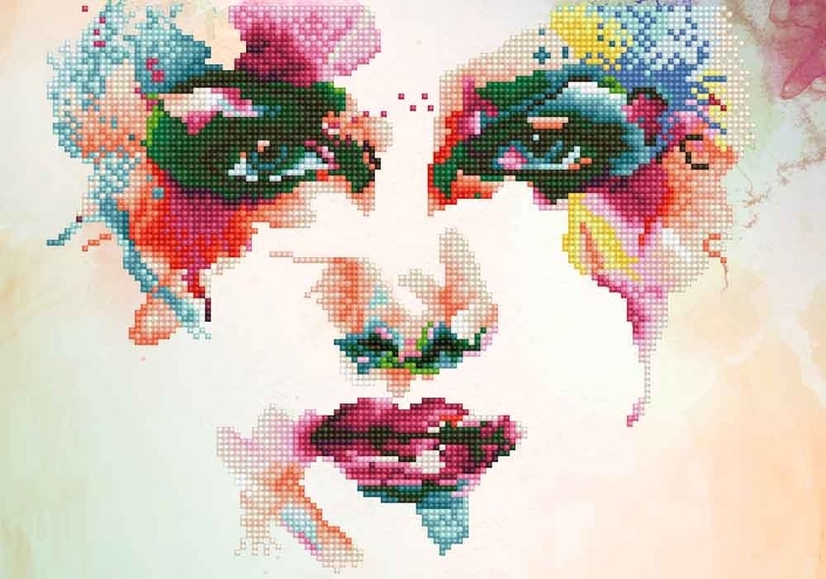 DIAMOND DOTZ® Diamond dotz rainbow dream - diamond painting - 5.542 dotz - 41x27 cm
