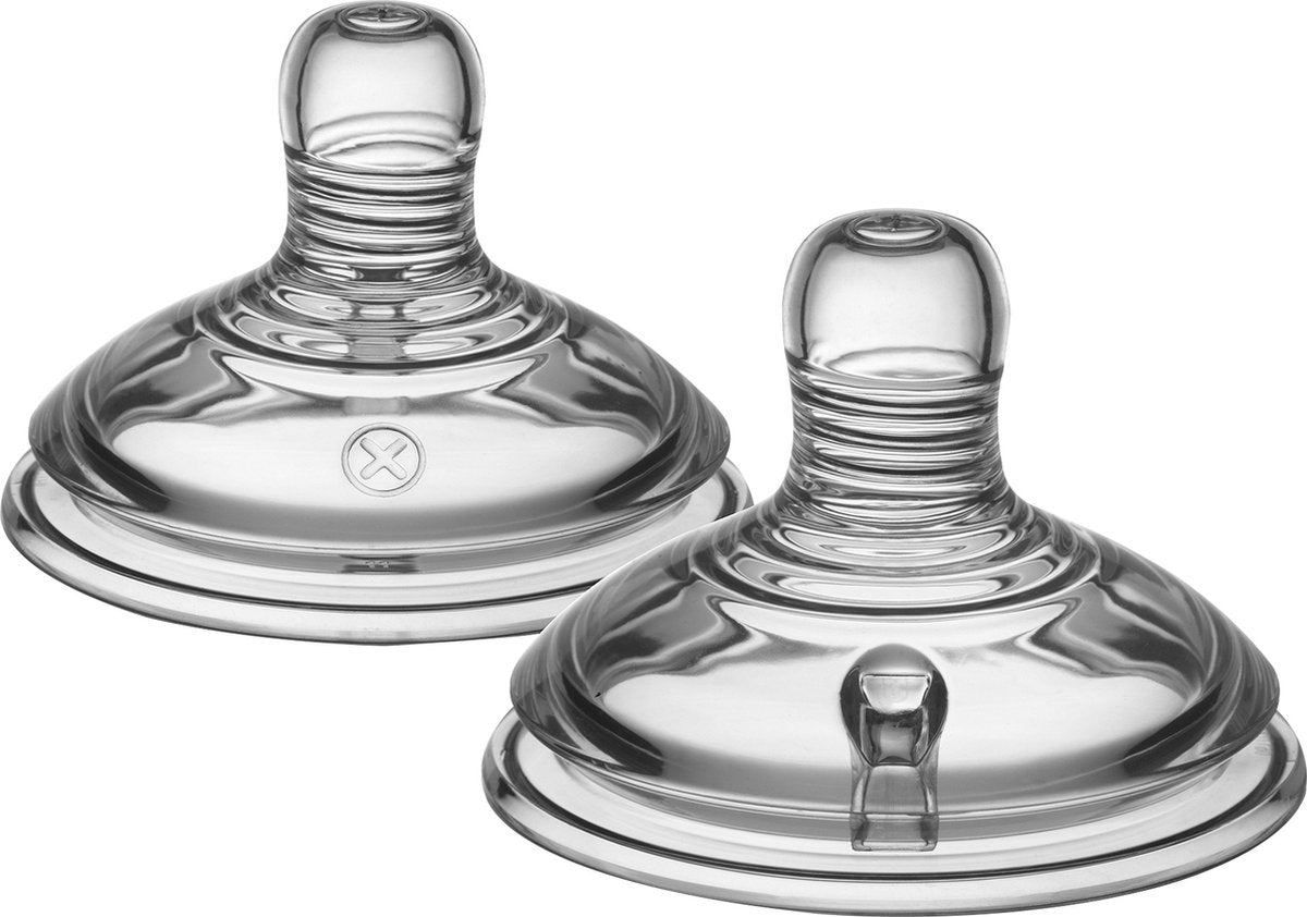 Tommee Tippee natural start flesspenen - variabele toevoersnelheid 0m+ - set van 2