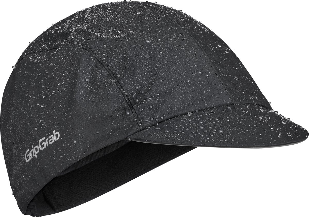 GripGrab - aquashield waterproof fietspet cycling cap regen bescherming - zwart - unisex - maat m l