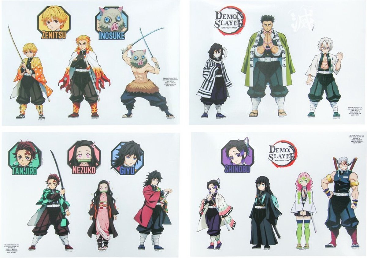 Paladone Demon slayer gadget decals - stickers