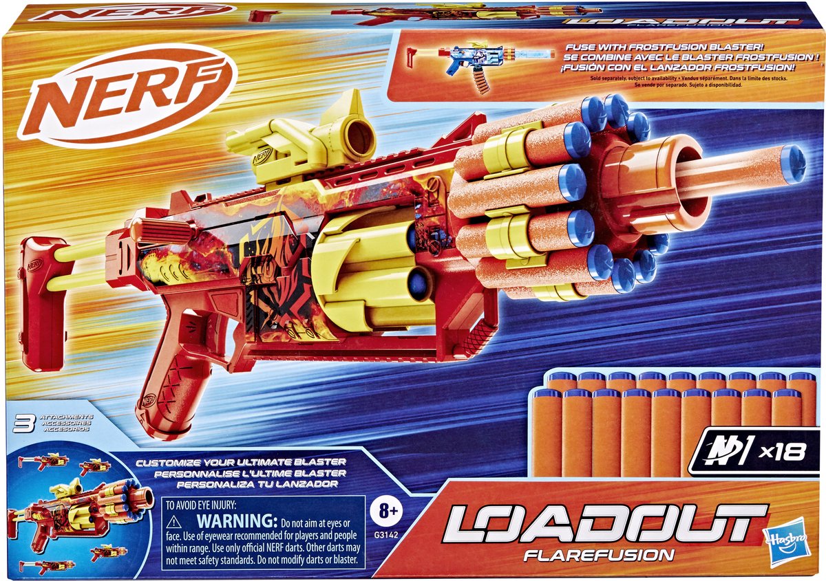 NERF loadout flarefusion blaster