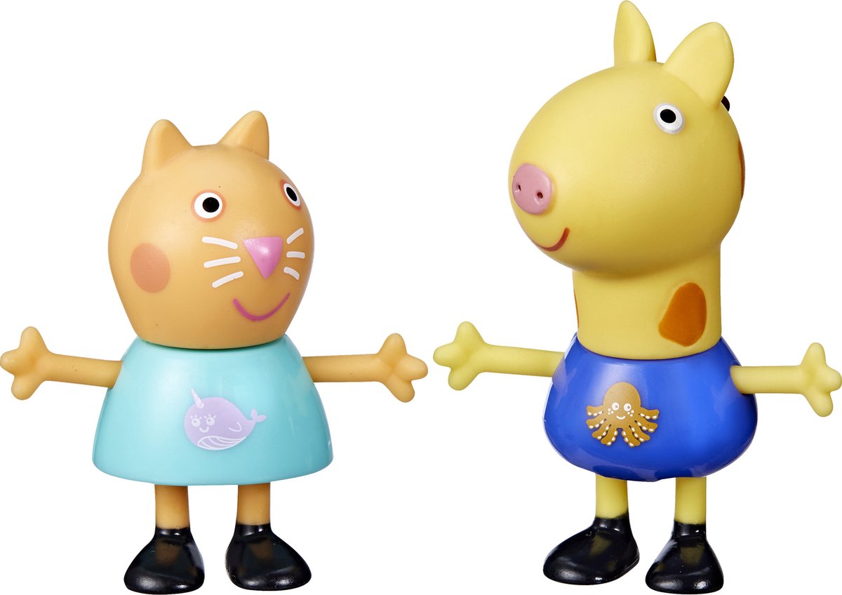 Hasbro Peppa pig candy cat gerald giraffe, 3 jaar, meerkleurig, kunststof