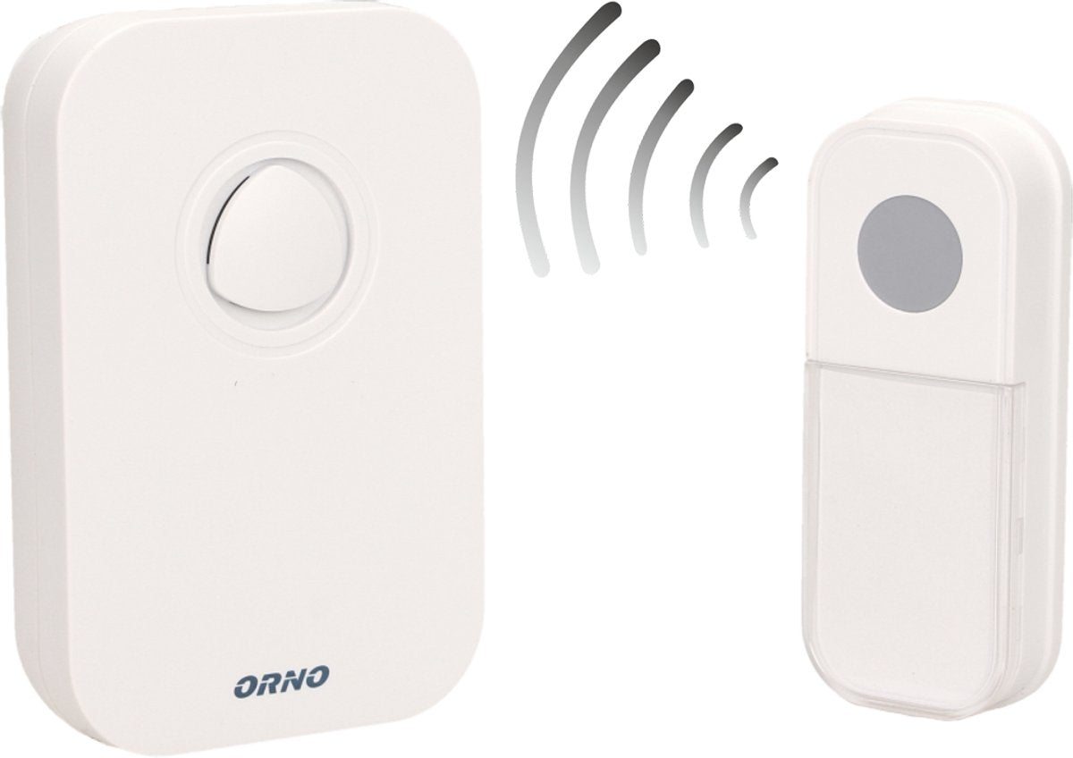 ORNO fado dc - draadloze deurbel - 100m - 36 geluiden - ip44
