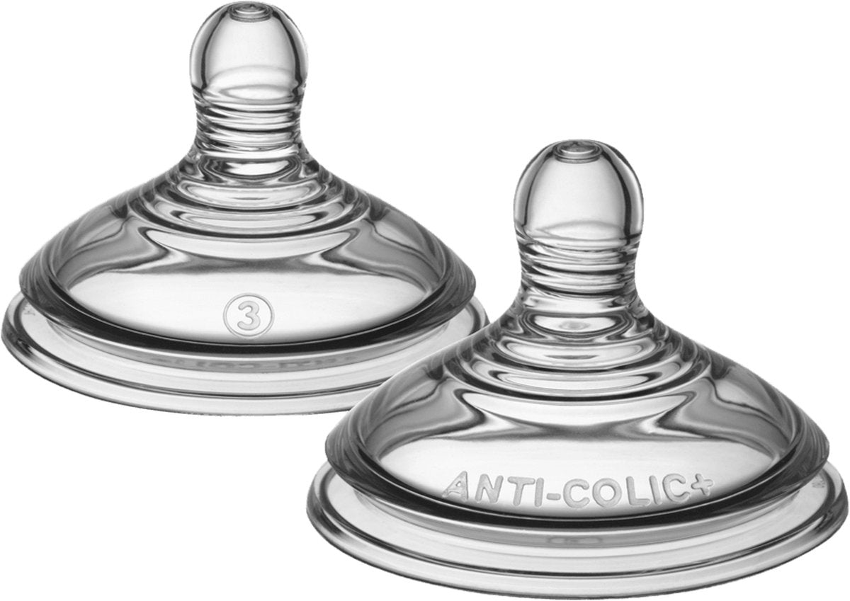 Tommee Tippee advanced anti-colic flesspenen - hoge toevoersnelheid 6m+ - set van 2
