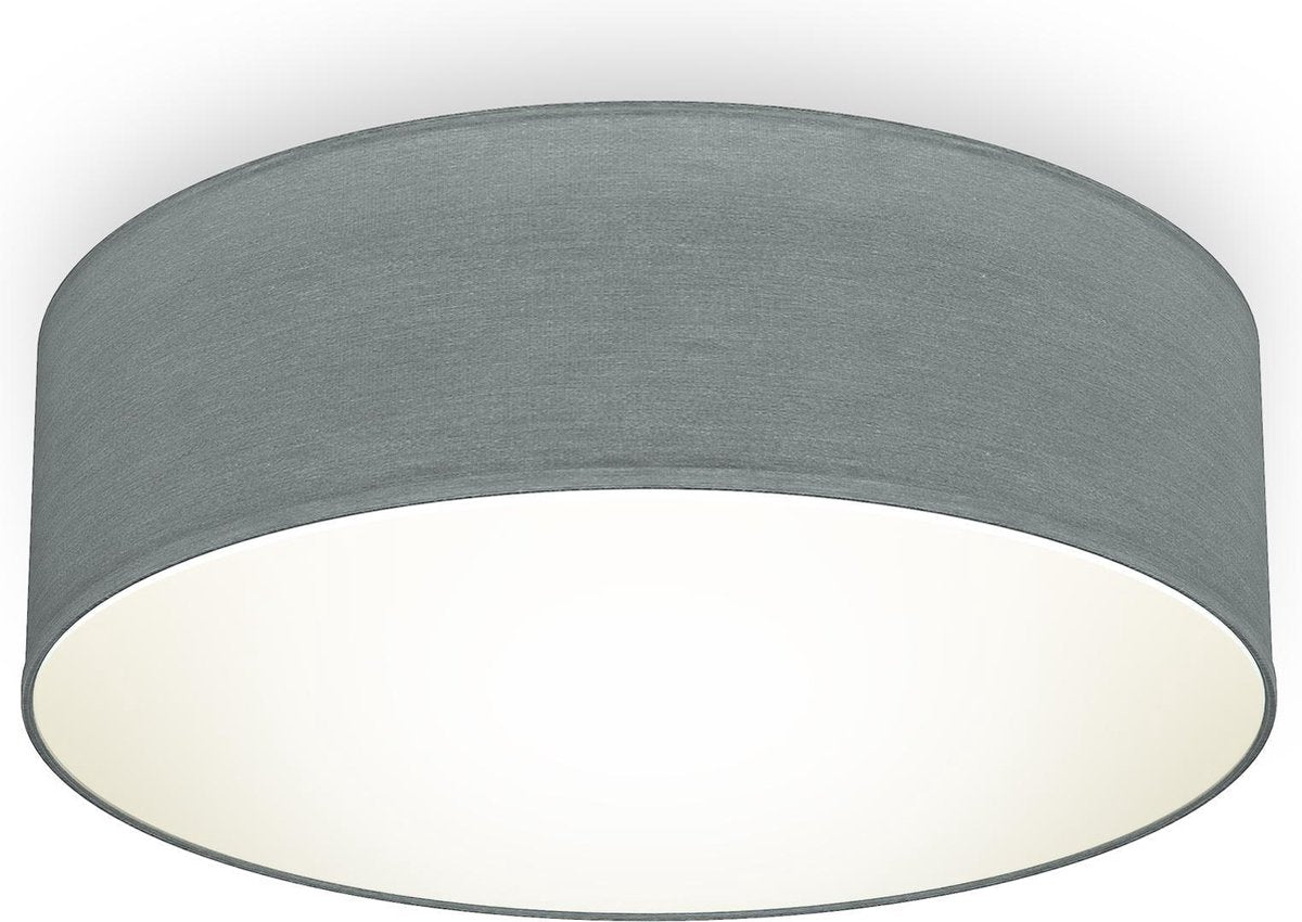 Briloner B.k.licht - plafondlamp - ø30cm - grijs - excl. e27 lichtbron