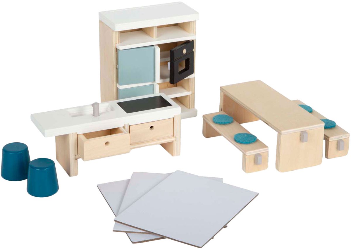 Small Foot - houten poppenhuis meubeltjes keuken