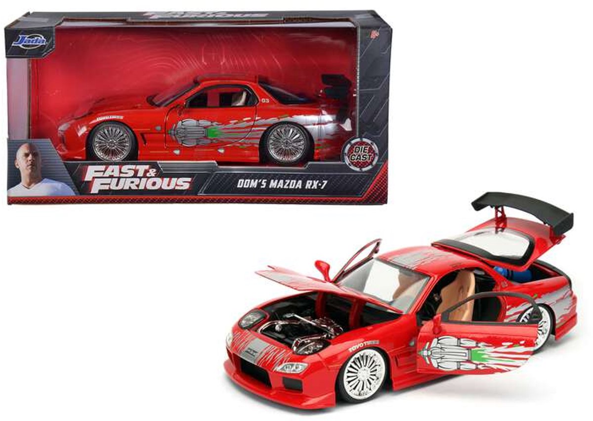 JADA toys - fast furious 1993 mazda rx-7 1:24 - 9398338314r00