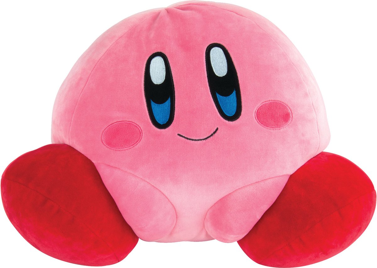 Tomy Super mario mega kirby pluchen knuffel - club mocchi mocchi