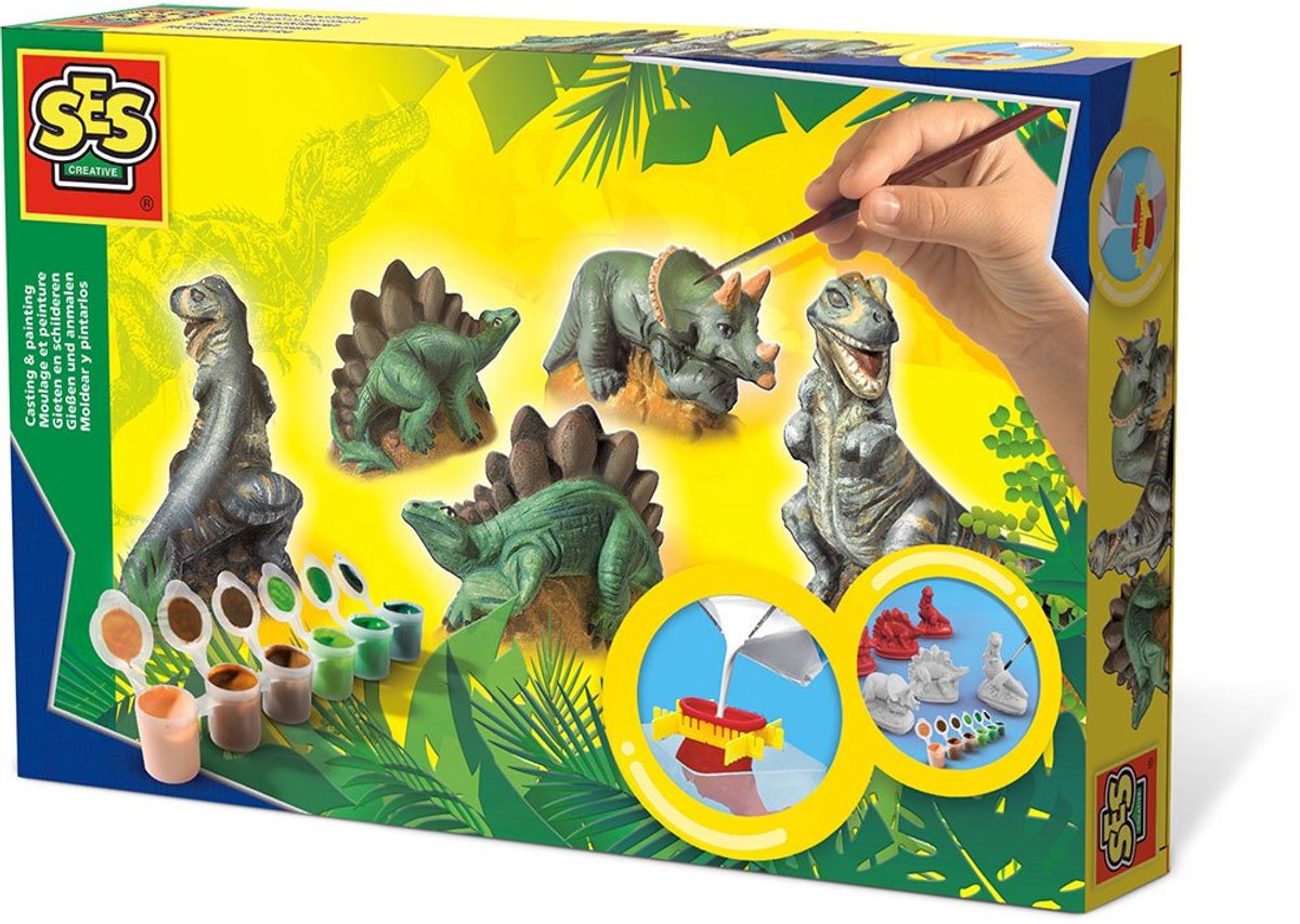 SES Creative Ses gips gieten - dino's