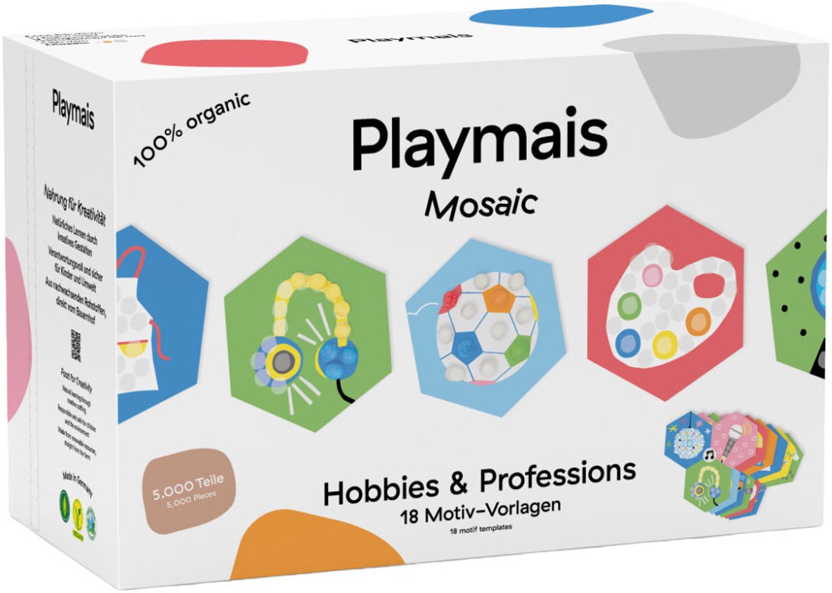 PlayMais mosaic hobbies and professions knutselset - 5000 stukjes