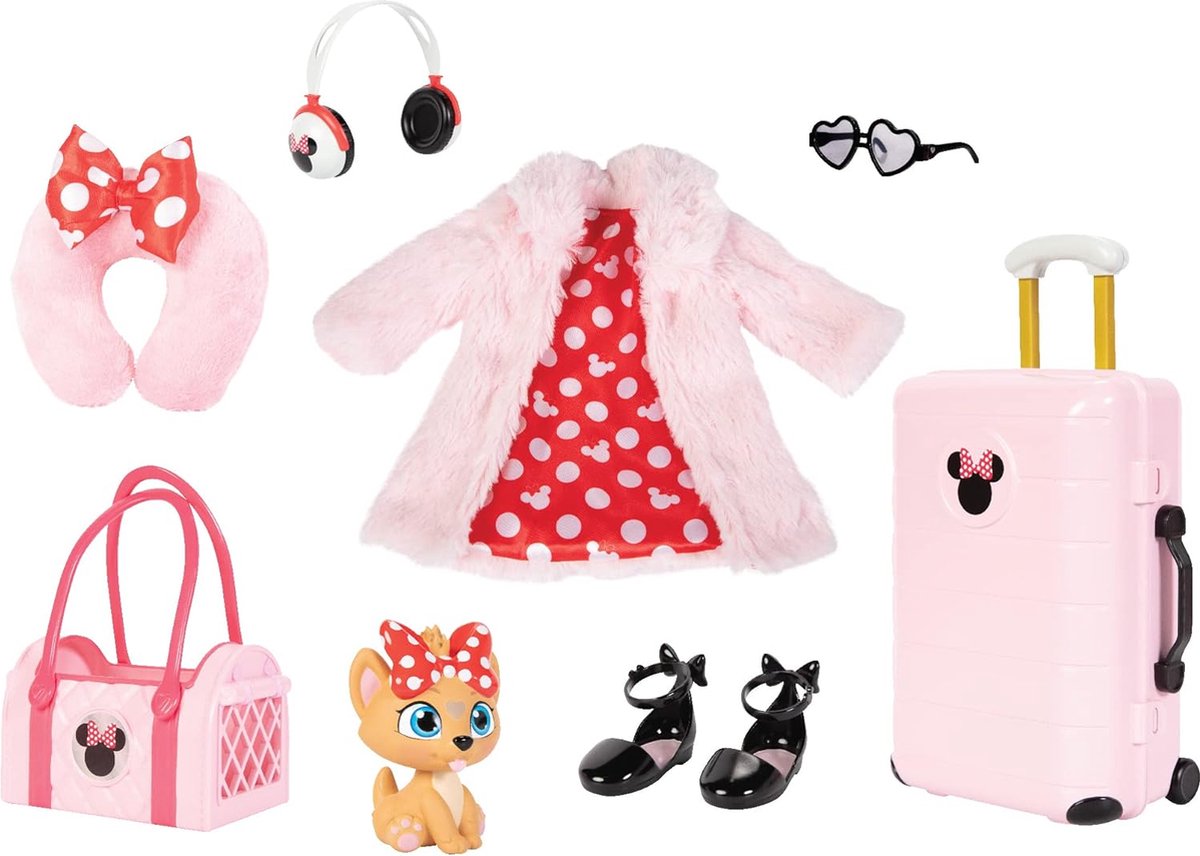 Jakks Disney ily, disney ily ooit geïnspireerd door minnie mouse deluxe mode- en accessoirepakket
