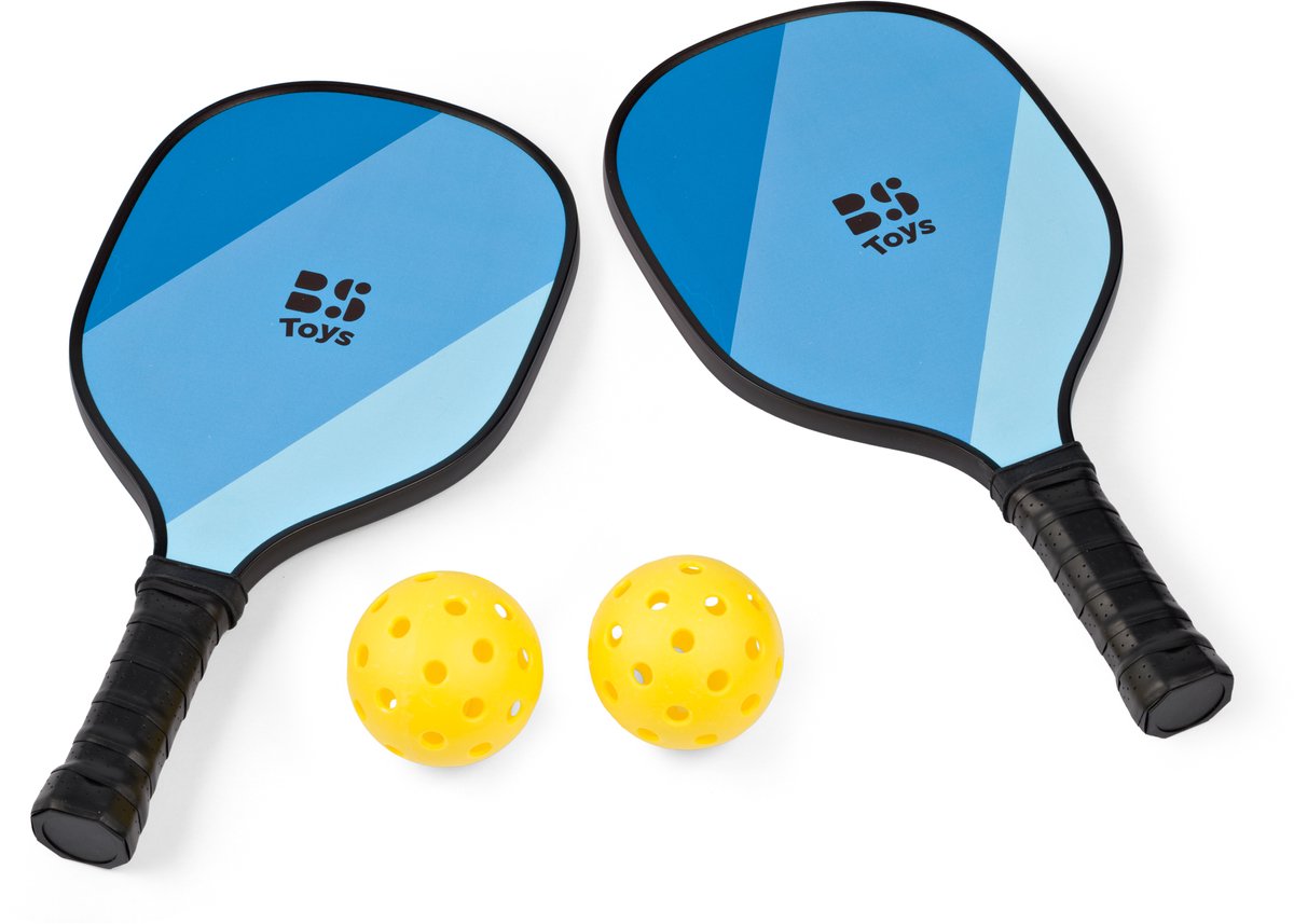 BS Toys pickleball set ga524 – 2 rackets, net, ballen draagtas