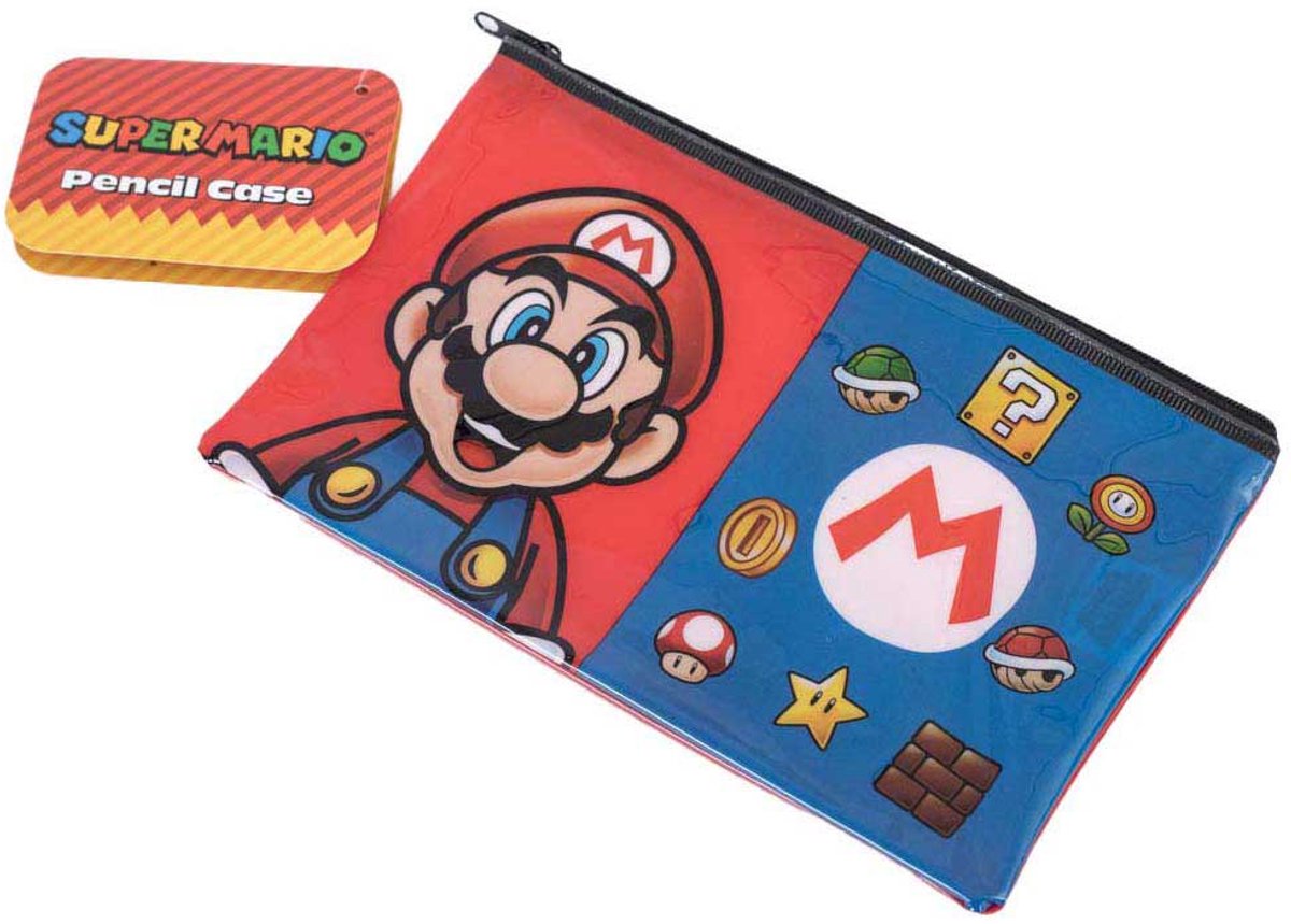 Lobbes Super mario pennen etui