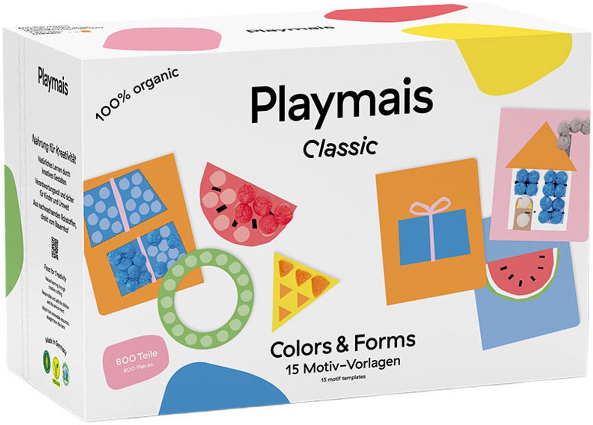 PlayMais classic colors forms - 800 stukjes