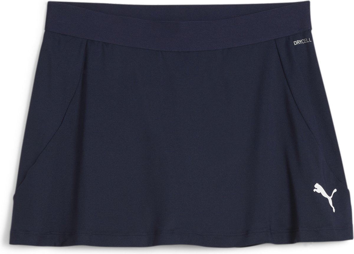 PUMA teamgoal skirt dames sportrok - navy- white