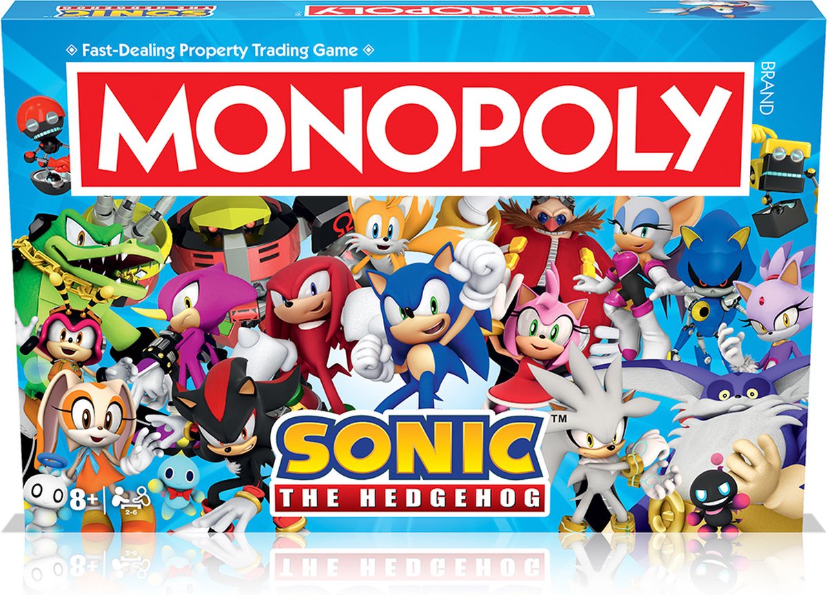 Winning Moves monopoly - bordspel - sonic - engels