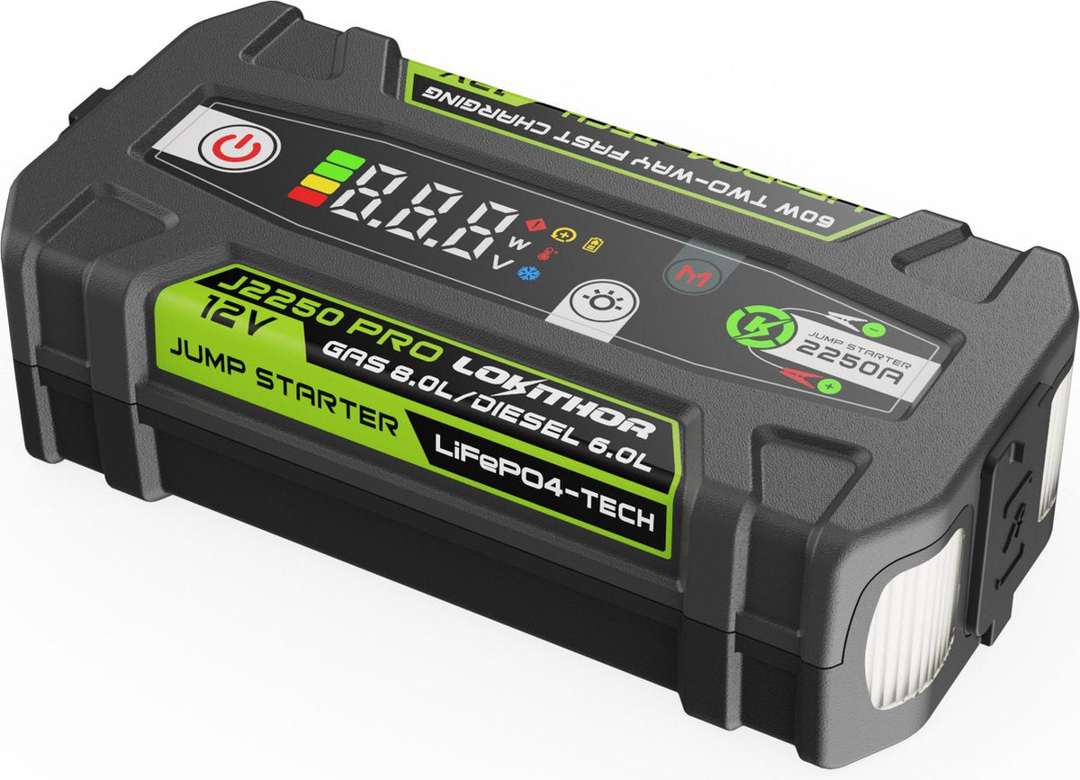 Lokithor jumpstarter j2250 pro 12v 2250a