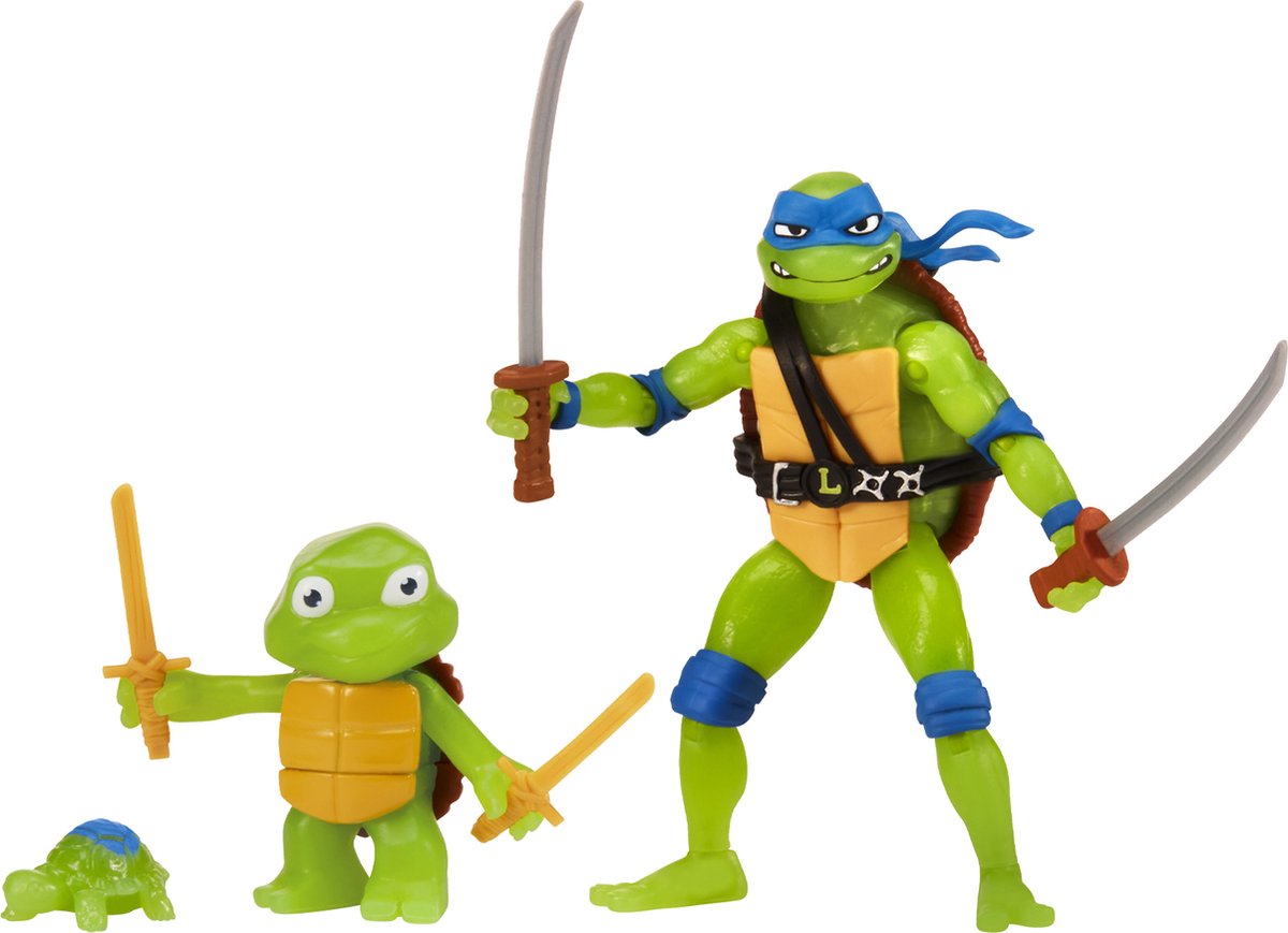 Teenage Mutant Ninja Turtles - leonardo evolutie 3-pack
