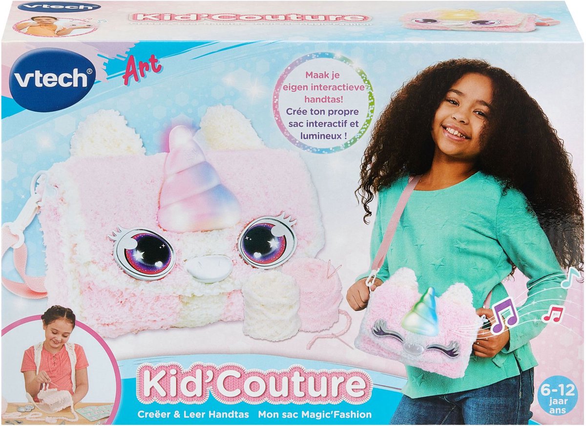 VTech kid'couture unicorn creeer en leer handtas