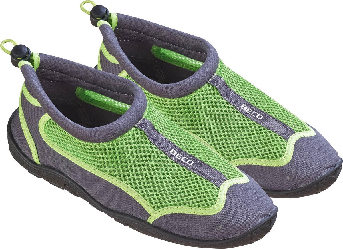 BECO waterschoenen surfschoenen - groen grijs - unisex - maat 44