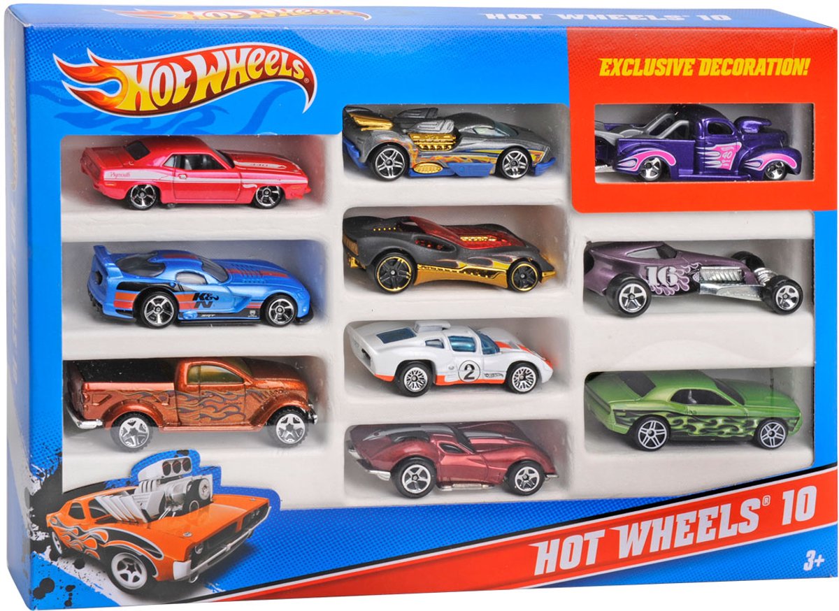 Hot Wheels giftpack, 10st