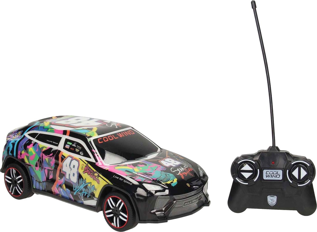 Lobbes Speelgoed BV Rc bestuurbare racewagen softbody graffity
