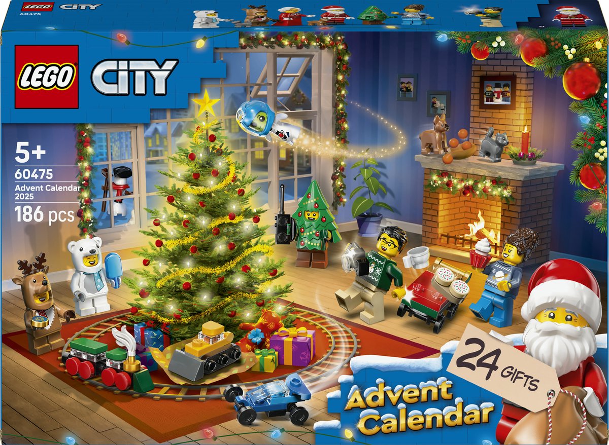 LEGO city adventskalender 2025 - cadeau voor kinderen - 60475