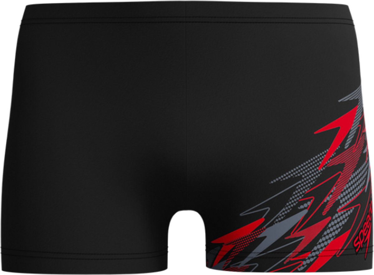 Speedo medley logo aquashort heren sportzwembroek - blauw rood