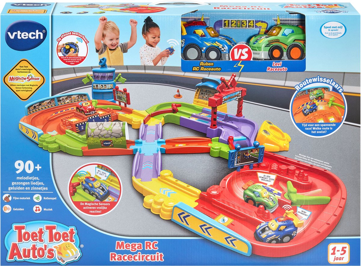 VTech toet toet auto's mega rc racecircuit