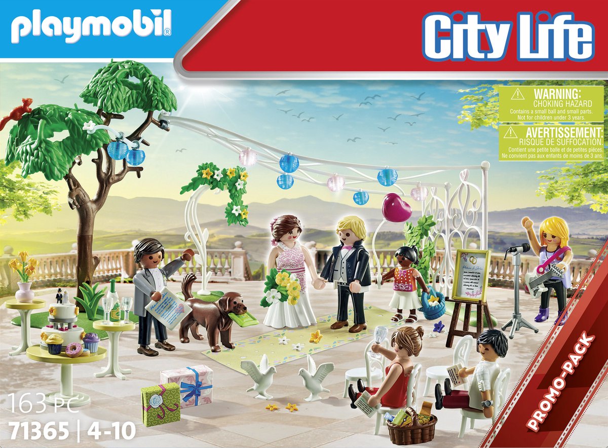 PLAYMOBIL city life promo huwelijksfeest - 71365