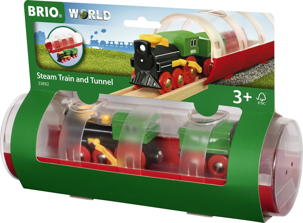 BRIO stoomtrein tunnel - 33892