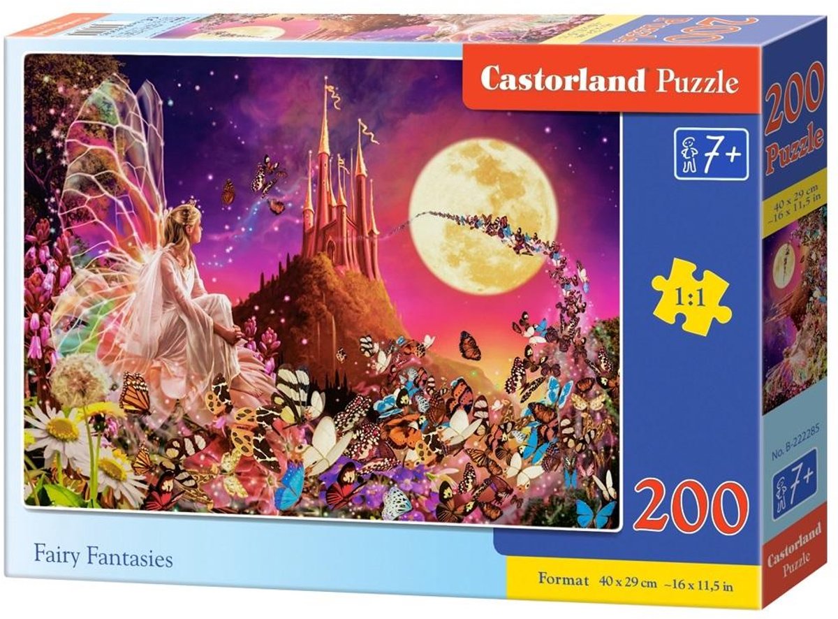 Castorland Puzzle 200 fairy fantasies b-222285 - puzzel 200 fairy fantasies b-222285