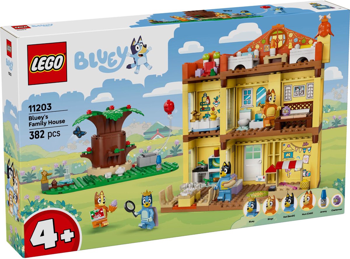 LEGO ® bluey: huis van bluey en haar familie speelset - 11203