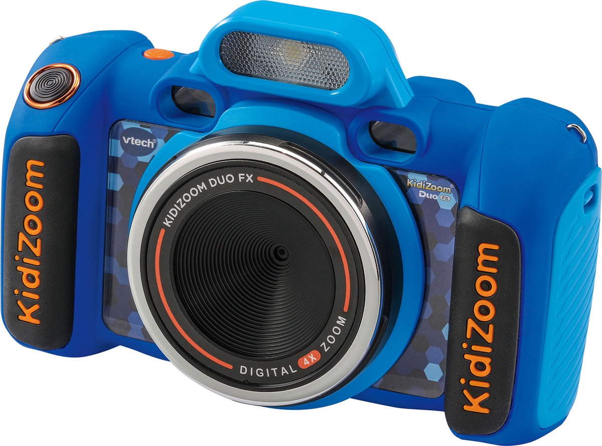 VTech kidizoom duo fx kindercamera - interactief speelgoed - foto's en video's maken - speelgoed vanaf 4 jaar - blauw