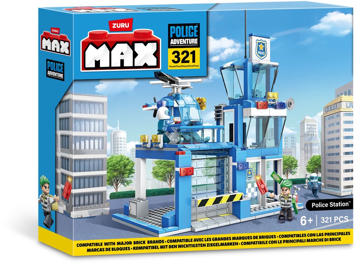 ZURU Max city - politiebureau - 321-delig