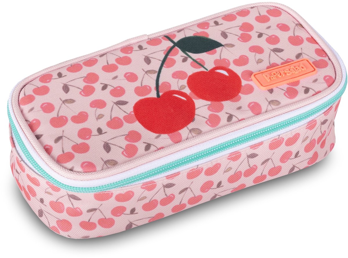 Lannoo Graphics - papersalad etui box 21cm pink cherries