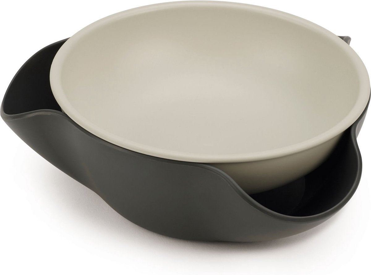 Joseph Joseph - double dish schaal - kunststof - grijs
