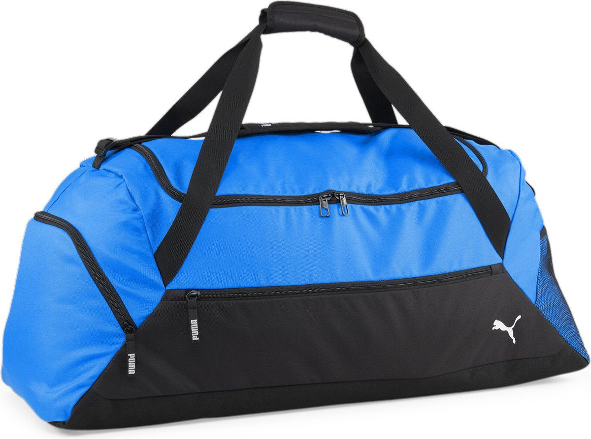 PUMA teamgoal teambag l unisex sporttas - electric blue lemonade- black