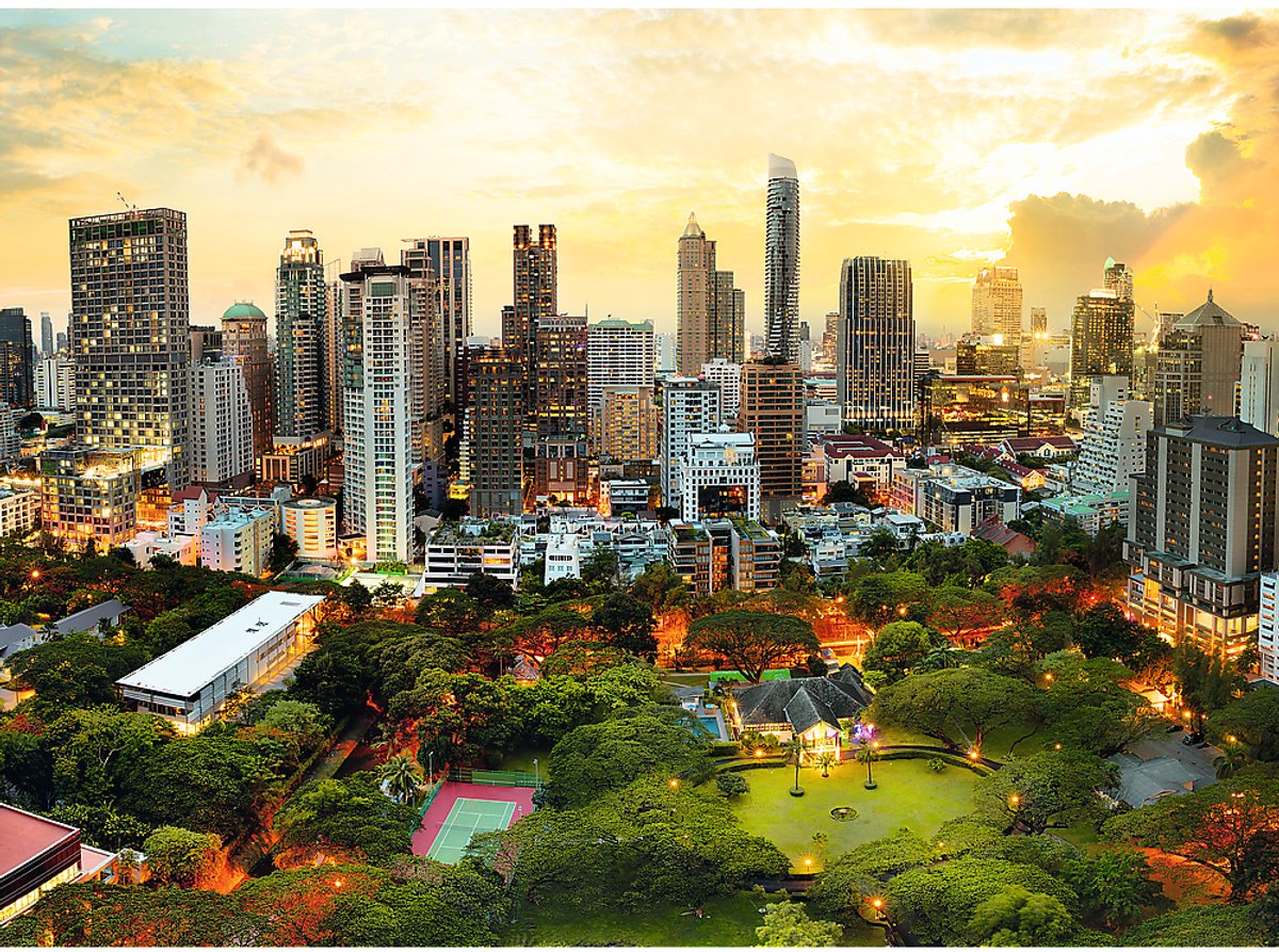 Trefl 3000 - sunset in bangkok