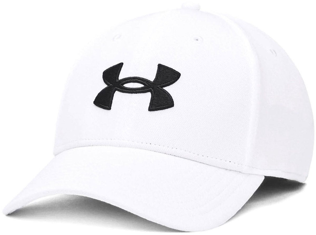 Under Armour m blitzing low str-wht heren pet - wit - zwart