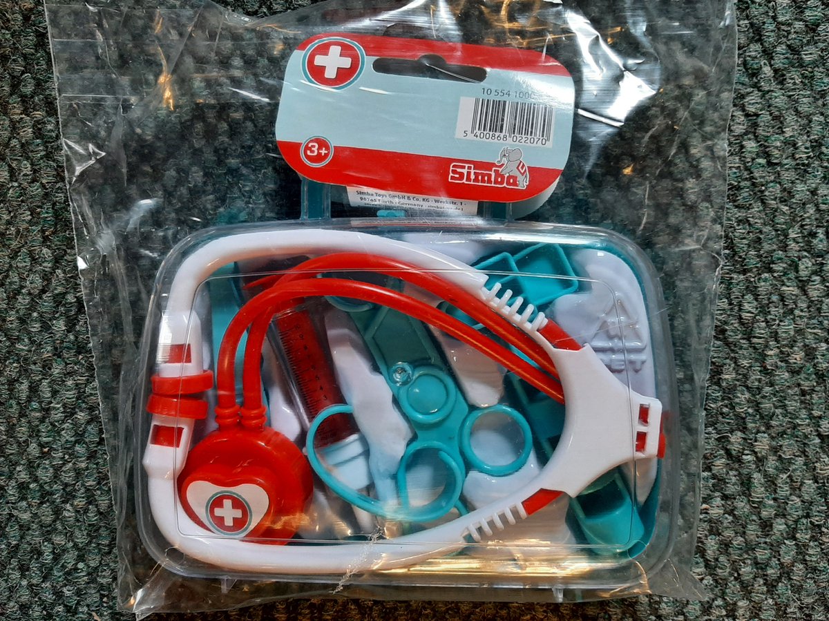 Van Der Meulen dokterskoffer speelgoedset met accessoires - rollenspel.