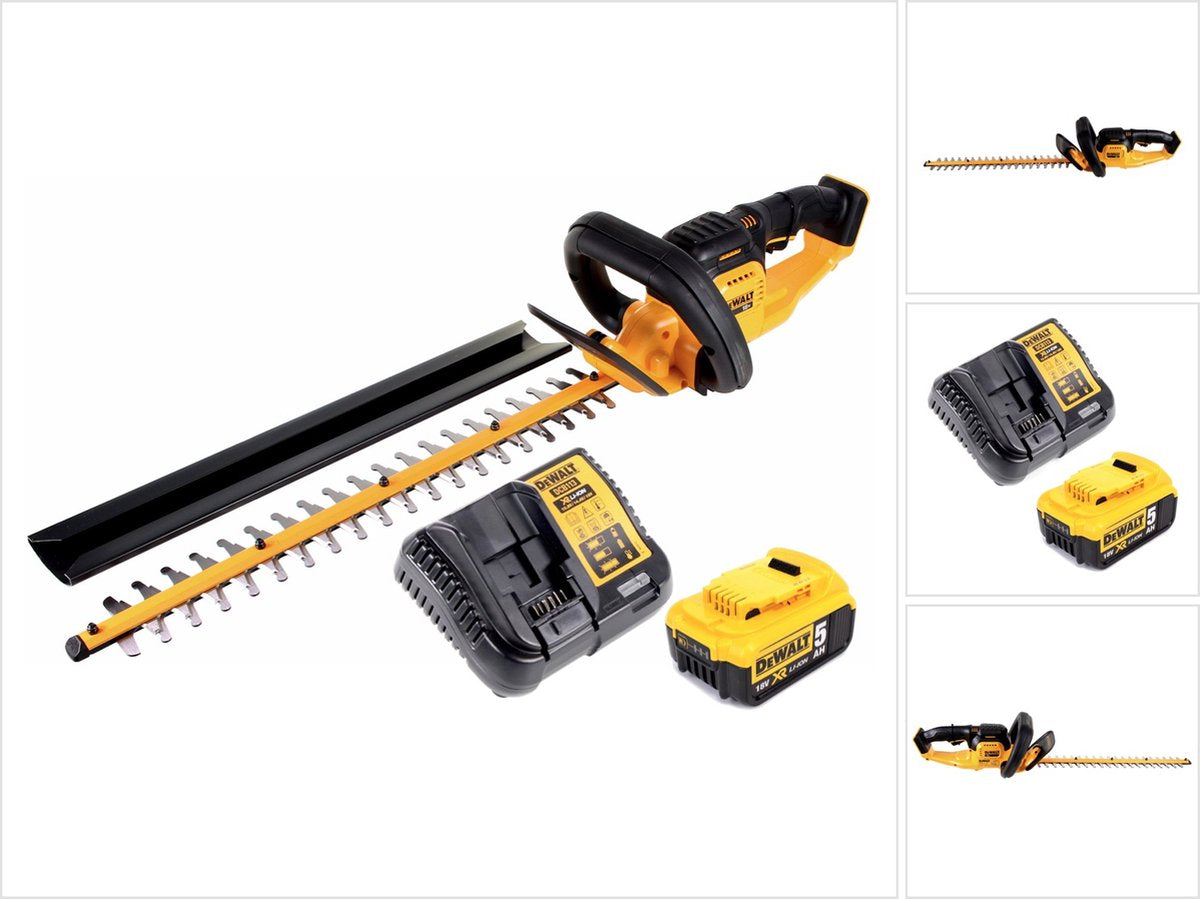 DeWalt dcm563p1 18v li-ion accu heggenschaar set (1x 5,0ah accu)