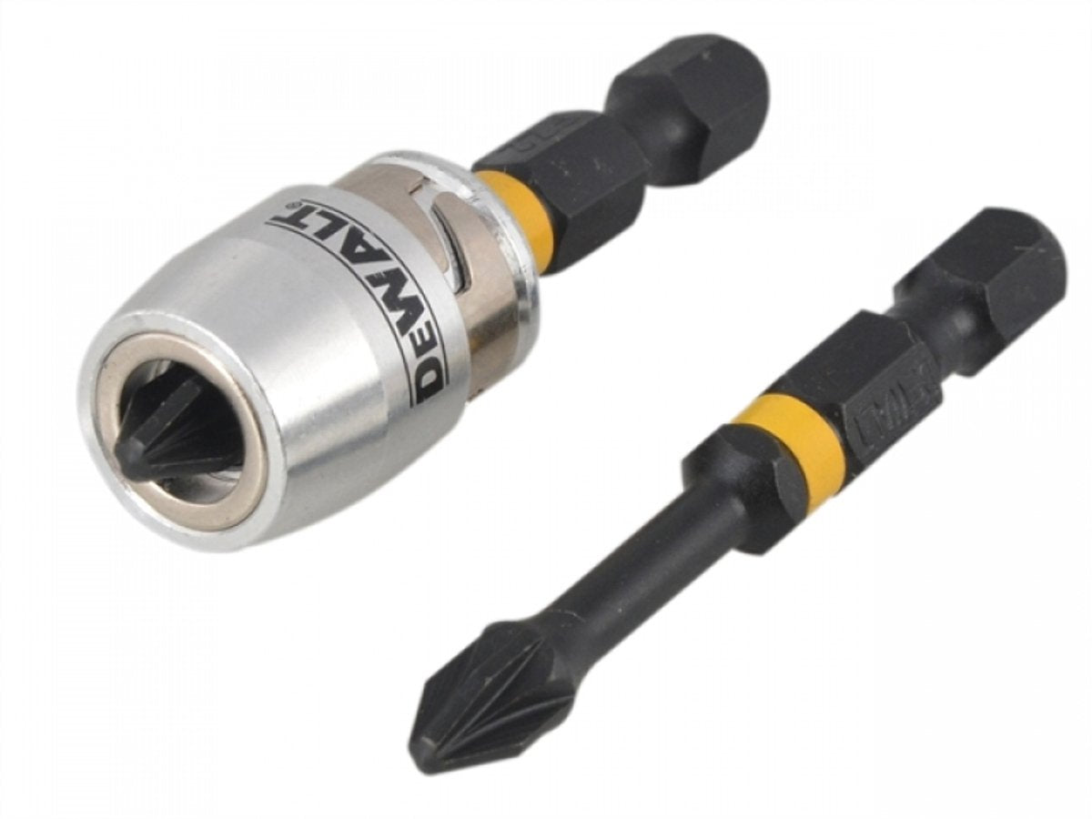 DeWalt dt70535t extreme impact torsion schroefbits pz2 50mm + maglock bithouder