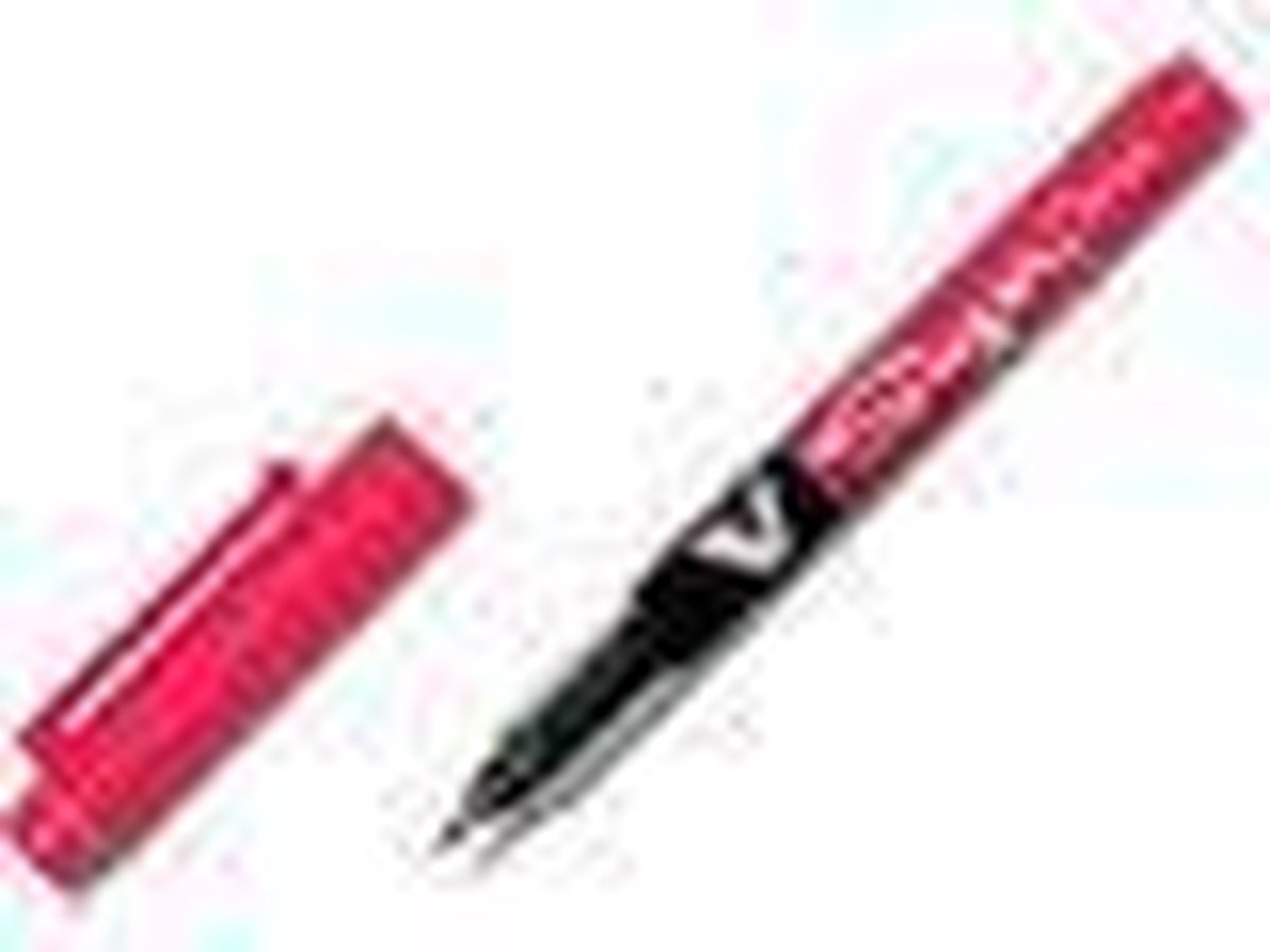 Pilot Gelpen v sign pen rood 0,6 mm (12 stuks)