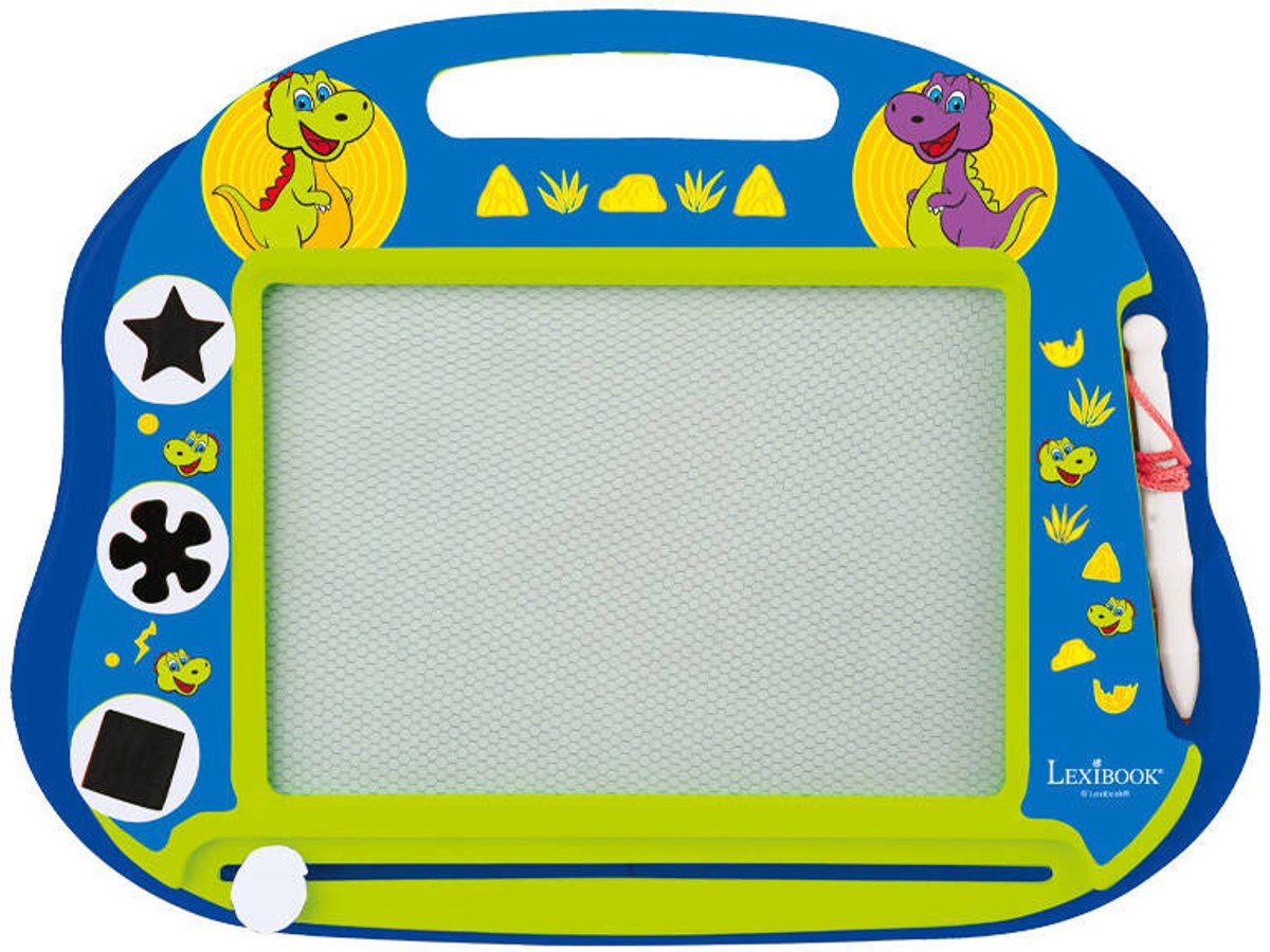 Lexibook Dinosaurs magnetisch meerkleurig tekenbord met accessoires a5 formaat