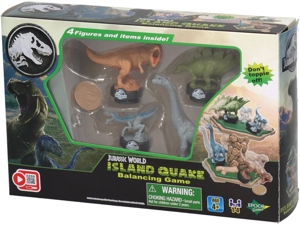 EPOCH Jurassic world island quake balansspel